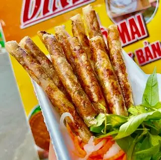 Hình ảnh Combo 5 cuốn bánh tráng chả trứng mực
