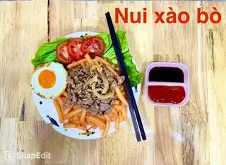 Hình ảnh Nui xào bò