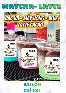 Hình ảnh LATTE MAY HỒNG 3 tầng mix