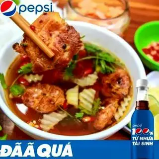 Hình ảnh Bún chả - Pepsi