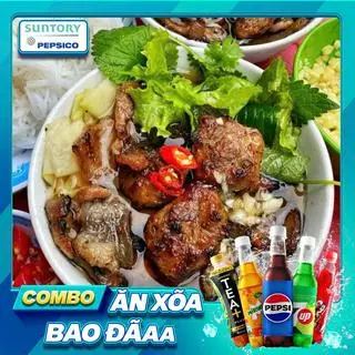 Hình ảnh Bún chả viên - 1 nem - 1 7up