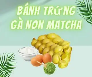 Hình ảnh Bánh trứng gà non matcha