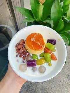 Hình ảnh Chè Khoai Dẻo Đậu Đỏ Caramen