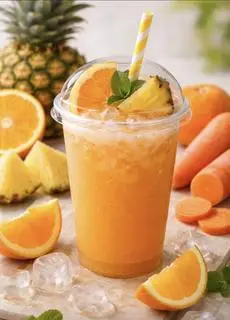 Hình ảnh Nước Ép Thơm+Cam