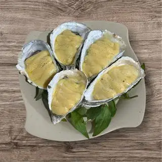 Hình ảnh Combo 5 con hàu nướng sốt trứng muối