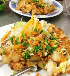 Hình ảnh Bột Nui chiên 2 trứng