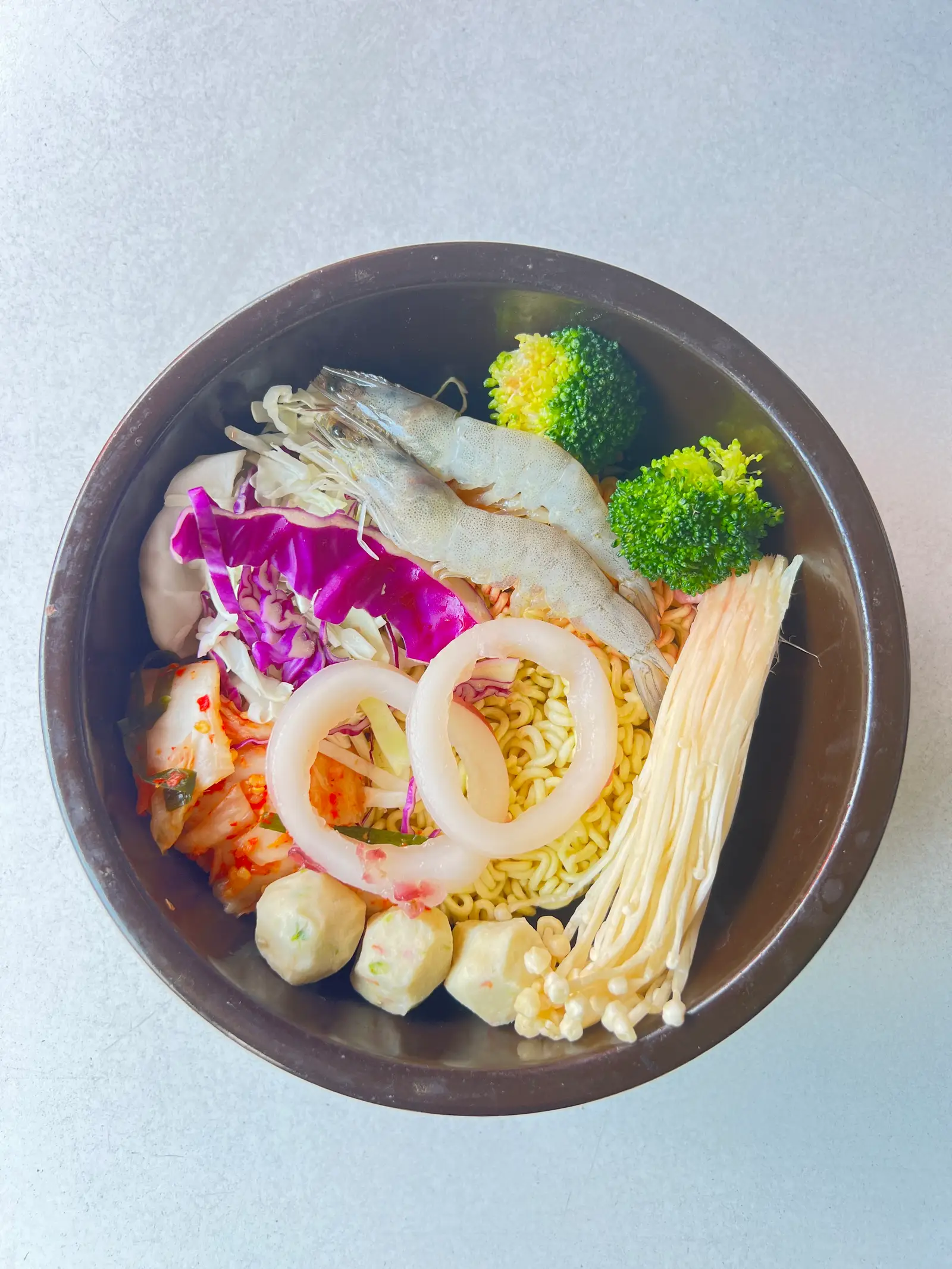 Hình ảnh Mì kim chi hải sản