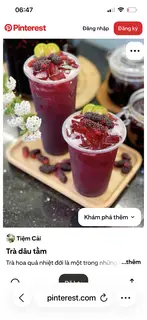 Hình ảnh trà dâu tằm