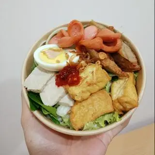 Hình ảnh Bún nước tương đầy đủ