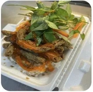 Hình ảnh Xôi chả cá nóng