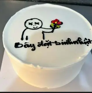 Hình ảnh Bánh Kem Bày Đặt Sinh Nhật