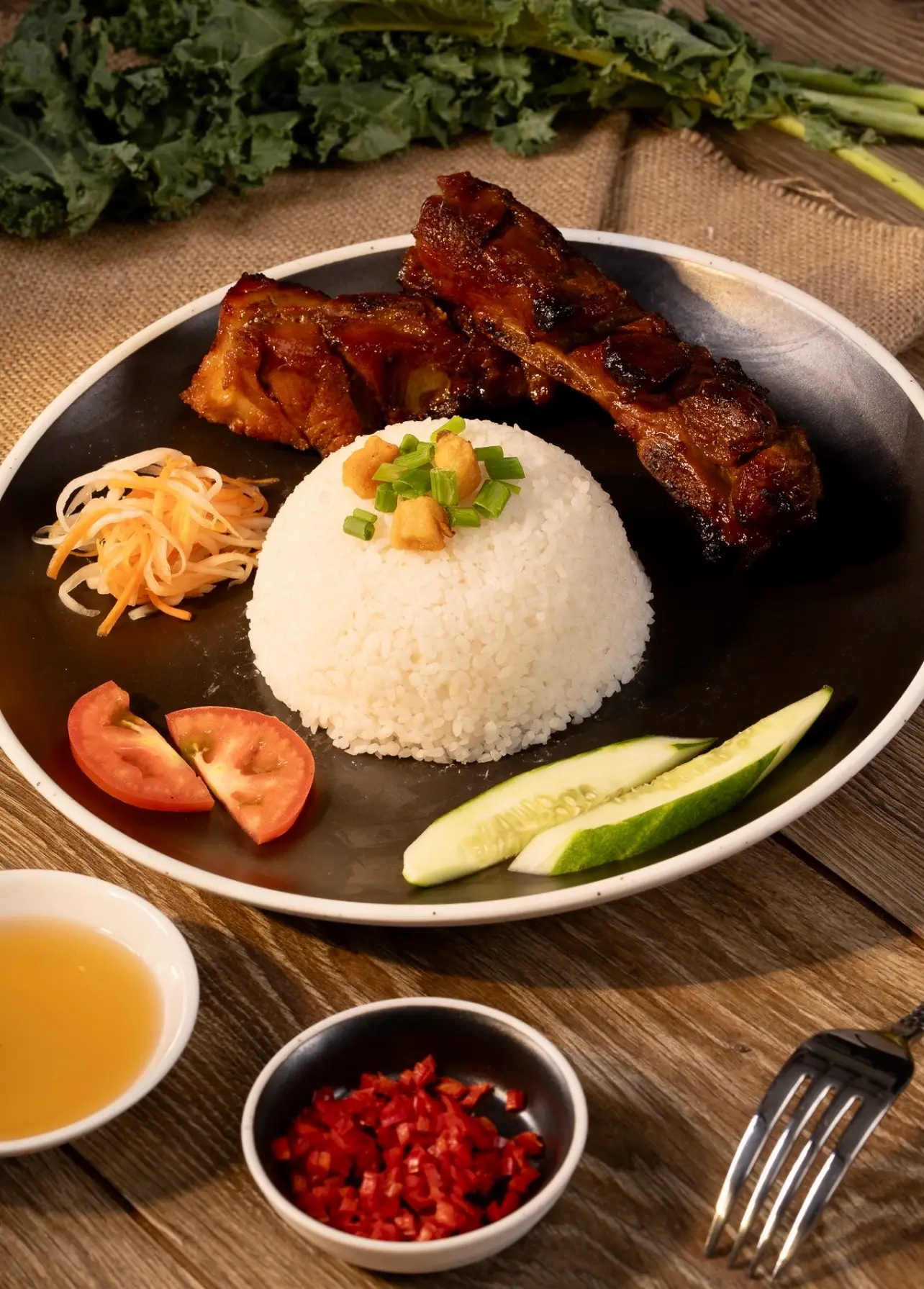 Hình ảnh Cơm sườn que