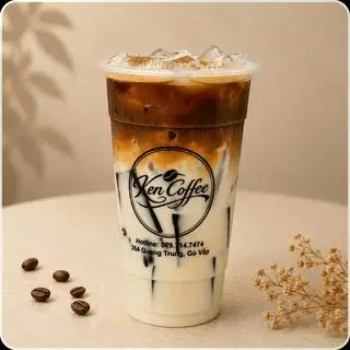 Hình ảnh Cà phê sữa tươi sương sáo