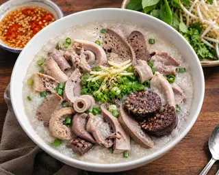 Hình ảnh cháo lòng tô đặc biệt