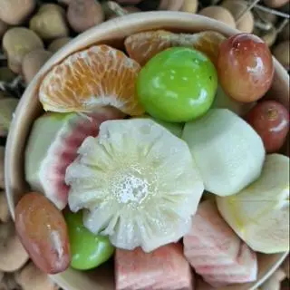 Hình ảnh thơm, ổi, đào lông, quýt, nho, táo ( 3 tặng 1 )