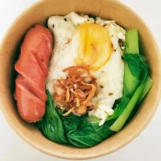 Hình ảnh Mì trộn Trứng + Xúc xích 