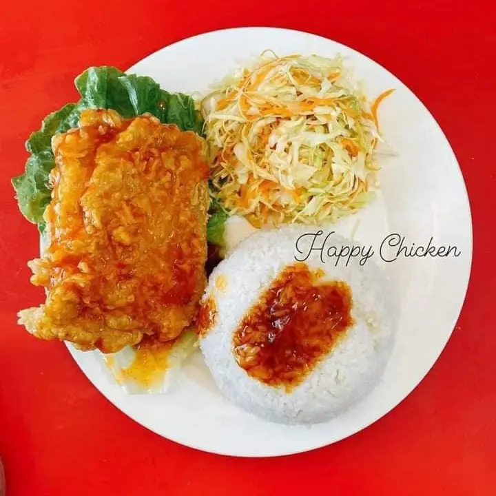 Hình ảnh Cơm gà sốt cay ngọt Hàn Quốc 