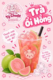 Hình ảnh Trà Ổi Hồng 