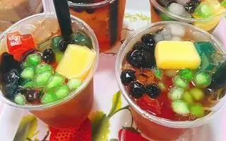 Hình ảnh Hồng trà full topping
