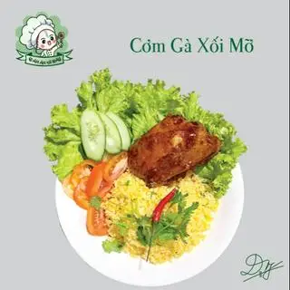 Hình ảnh Cơm Ức Gà Xối Mỡ
