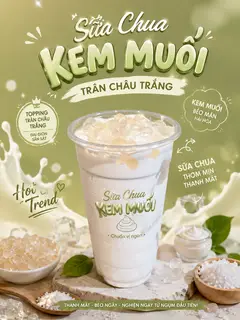 Hình ảnh Sữa chua kem muối
