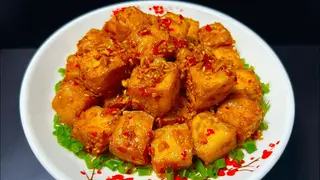 Hình ảnh cơm đậu hủ mắm tỏi