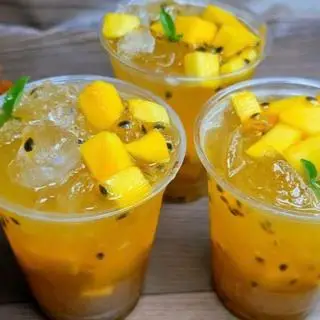 Hình ảnh trà xoài chanh dây