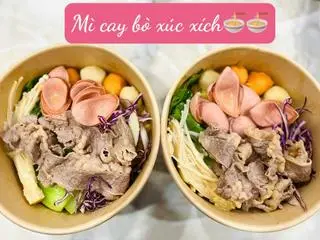 Hình ảnh Mỳ cay bò xúc xích