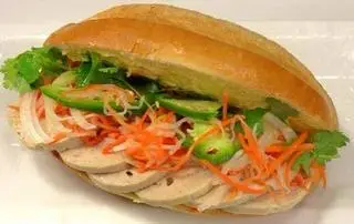 Hình ảnh Bánh mì chả chay