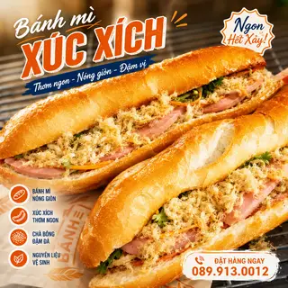 Hình ảnh Bánh mì que Xúc xích