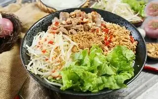 Hình ảnh bún trộn
