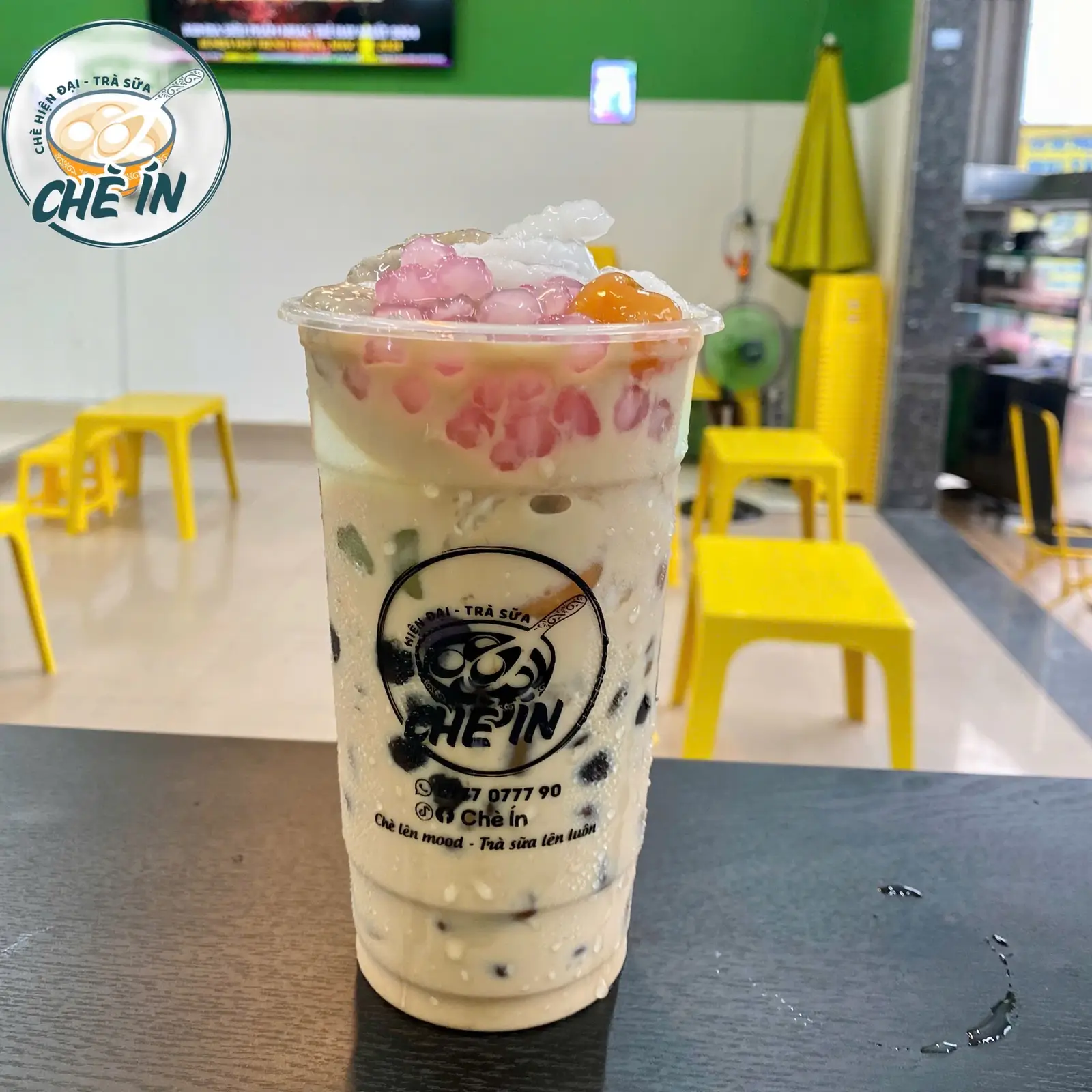 Hình ảnh Trà Sữa Truyền Thống Full Topping ( đậm trà ít ngọt )