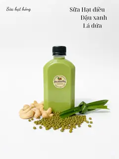 Hình ảnh Sữa Hạt điều - Đậu xanh - Lá dứa