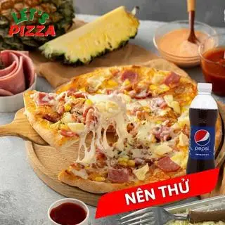 Hình ảnh Combo 1 Pizza Hawaii size 26 + 1 Pepsi 330ml