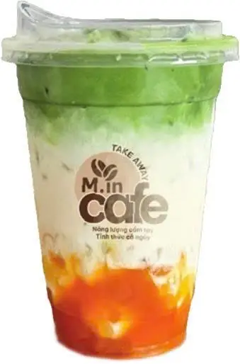 Hình ảnh Matcha latte đào