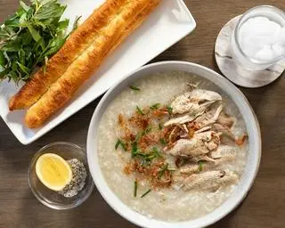 Hình ảnh Cháo Gà Xé