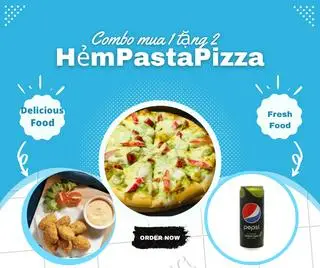 Hình ảnh Combo 2: Pizza Hải Sản Pesto - Bò Lá Lốt Giòn