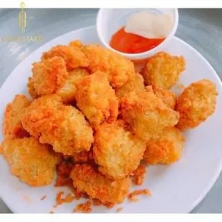 Hình ảnh Gà popcorn lắc trứng muối ( Món mới )