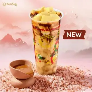 Hình ảnh Trà sữa caramel muối hồng