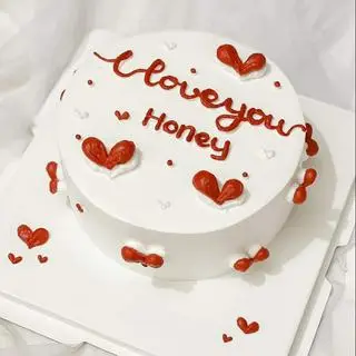 Hình ảnh Bánh kem iloveyou