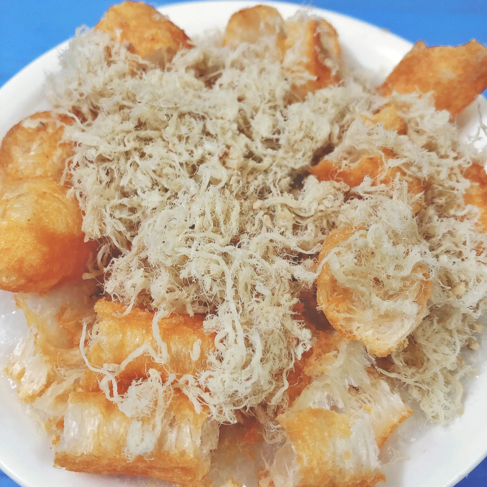 Hình ảnh Cháo quẩy khô gà