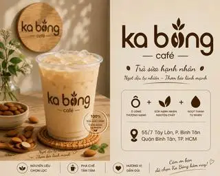 Hình ảnh Trà sữa hạnh nhân