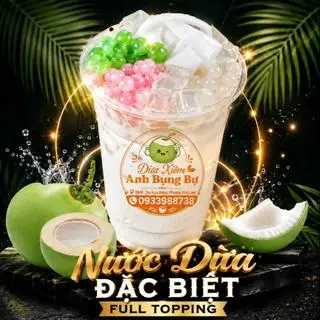 Hình ảnh Nước Dừa Đặc Biệt Full Topping - Ly Đại 