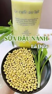 Hình ảnh Sữa đậu nành lá dứa