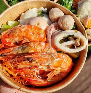 Hình ảnh Mì trộn tôm