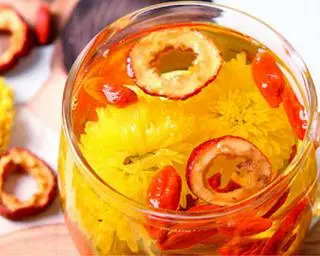 Hình ảnh Trà cúc táo đá