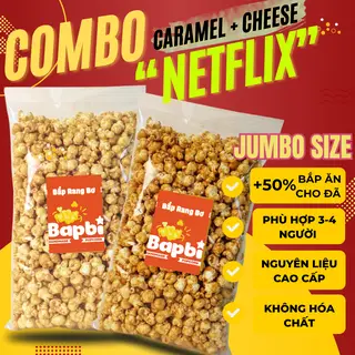 Hình ảnh Combo Bắp Rang Bơ  Netflix ( Caramel & Cheese)
