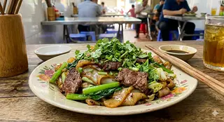 Hình ảnh Hủ tiếu xào bò