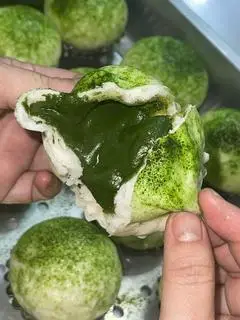 Hình ảnh bánh bao matcha