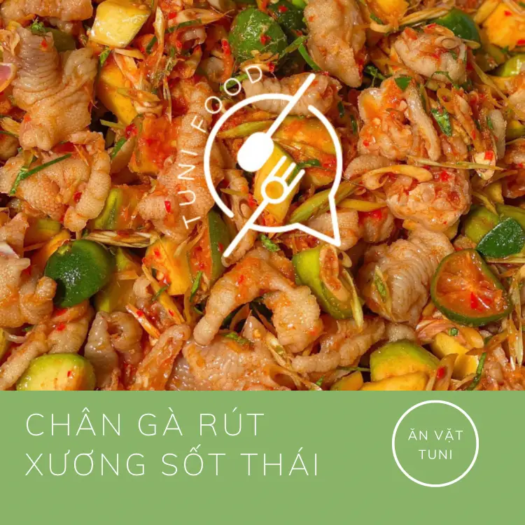 Hình ảnh Chân Gà Rút Xương Sốt Thái